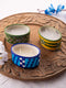 Blue Pottery Scented Candle Holder Assorted Colour